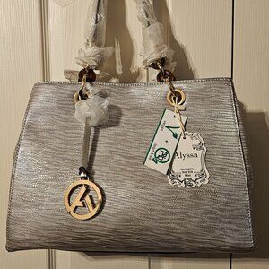 Alyssa Silver purse